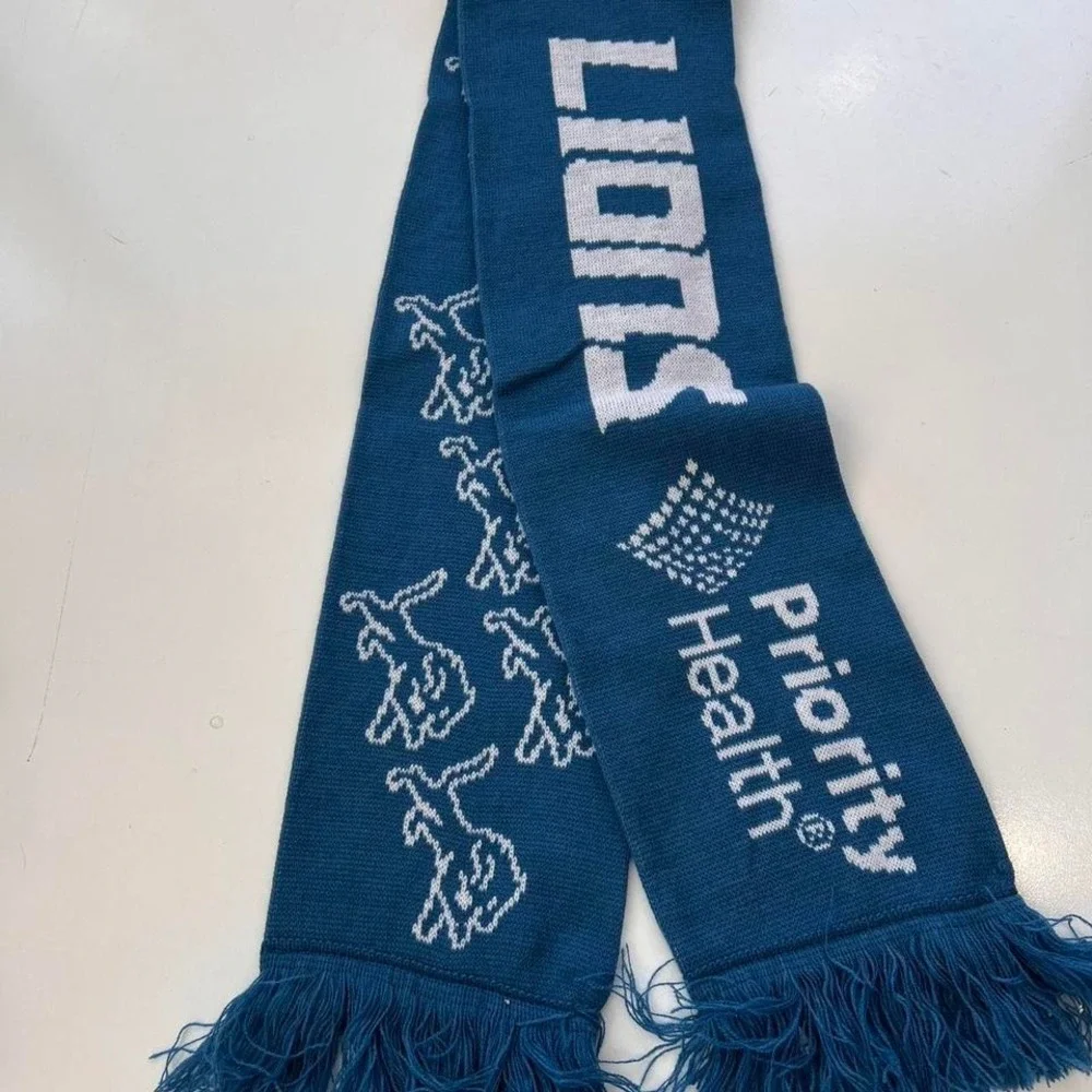 Detroit Lions blue scarf‎ #NFL